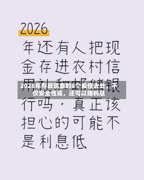 2026年存放现金的8个最佳去处	，不仅安全性高，还可以赚利息-第3张图片