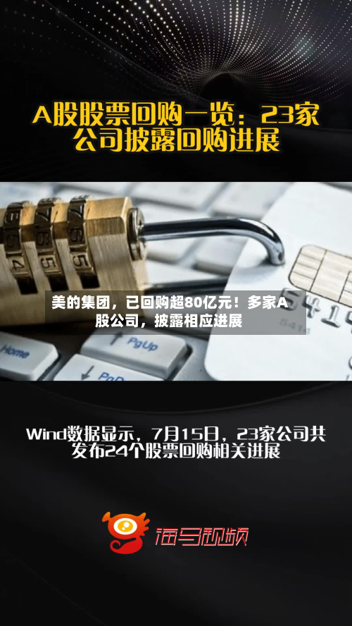 美的集团，已回购超80亿元！多家A股公司，披露相应进展-第2张图片