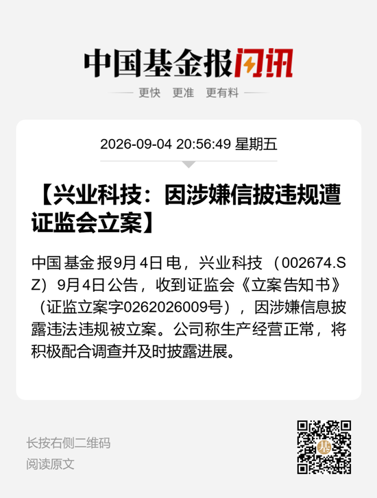 002674，被证监会立案调查